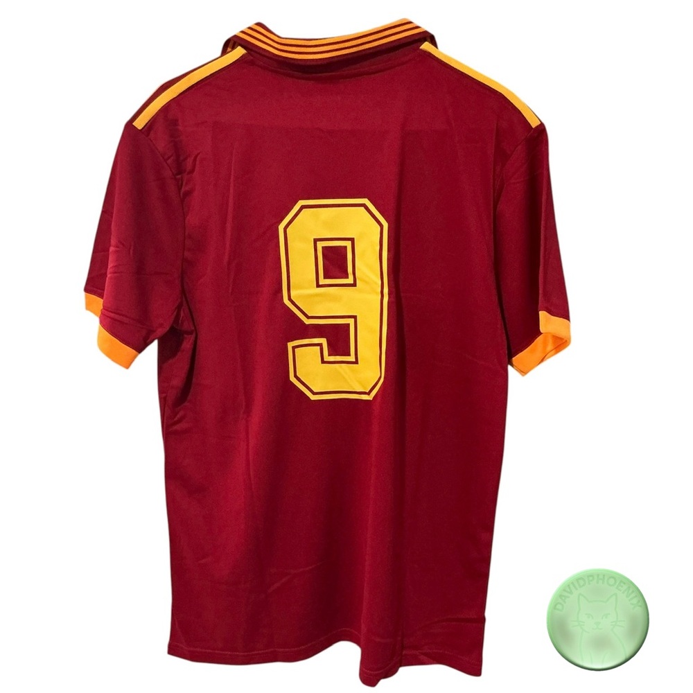 As Roma Adidas 1993 Barilla Home Jersey Abel Balbo # 9 Size XL - Picture 7 of 13